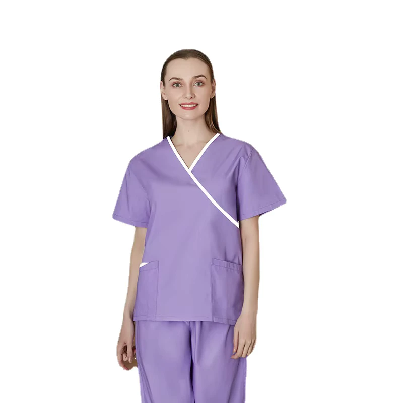 Unisex Hospital Medical Scrub Top Health and Beauty Workwear Nursing Uniform