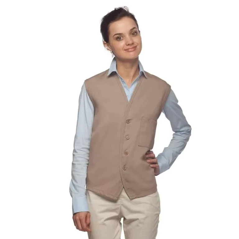 Unisex-Hotel-Restaurant-and-Bar-Hospitality-Staff-Waistcoat-Waiter-Work-Uniform-Vest-With-1-Pocket