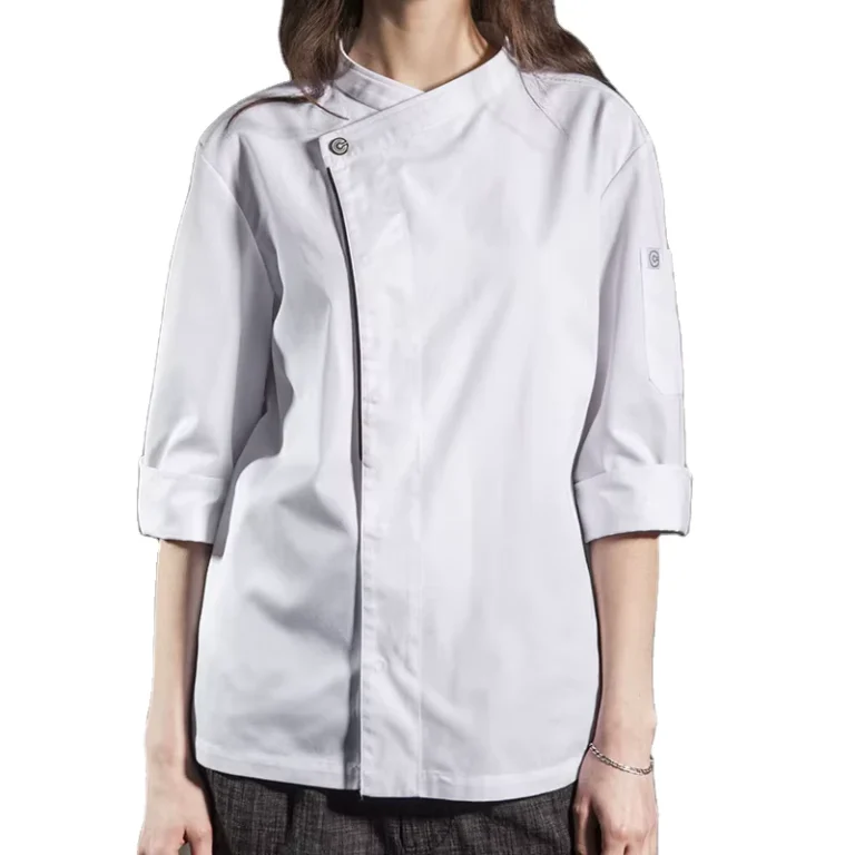 Unisex-Kitchen-Chef-Jacket-Restaurant-Hotel-Uniform-Coat