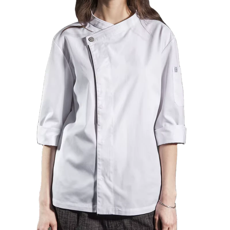 Unisex Kitchen Chef Jacket Restaurant Hotel Uniform Coat