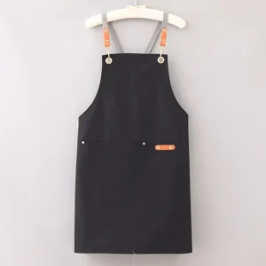 Unisex Large-Pocket Coffee Barista and Restaurant Kitchen Apron with Custom Logo