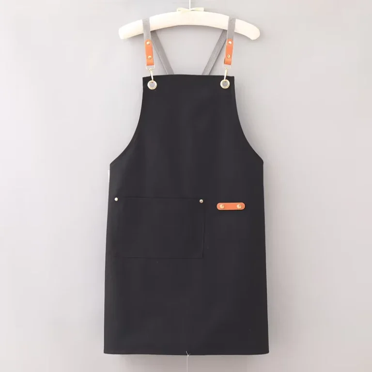 Unisex-Large-Pocket-Coffee-Barista-and-Restaurant-Kitchen-Apron-with-Custom-Logo