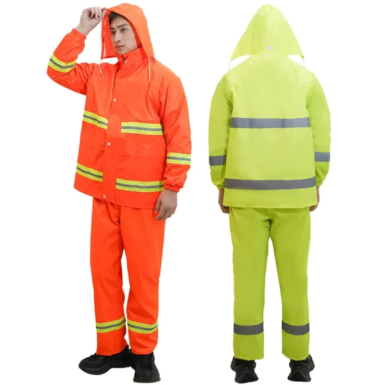Unisex-Long-Reflective-Hi-Vis-Work-Rain-Poncho-Eco-friendly-Customized-Logo-Safety-Workwear