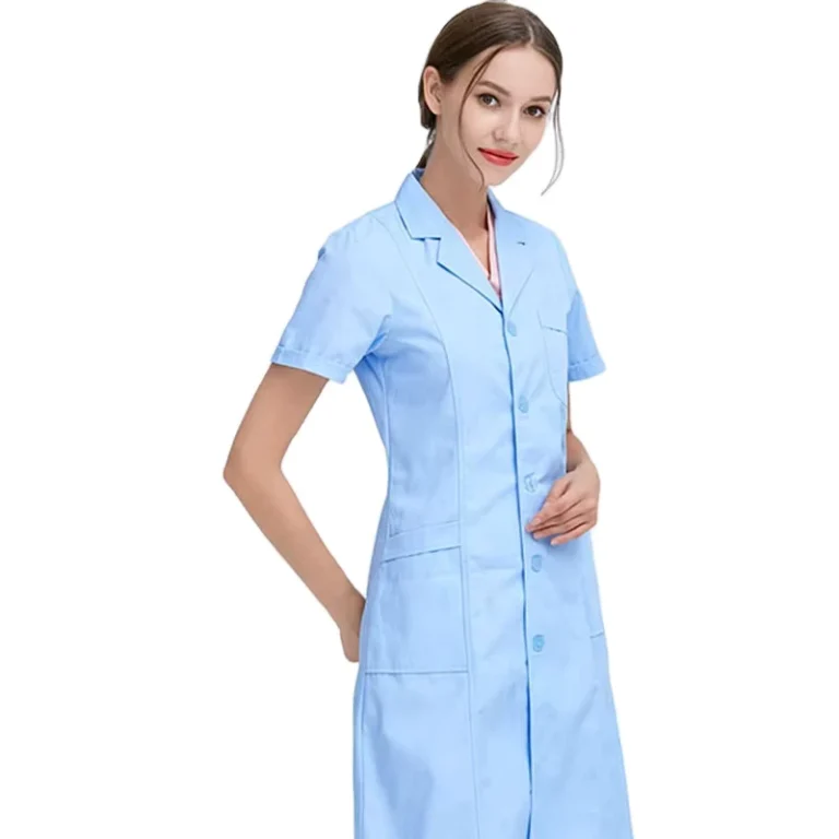 Unisex-Long-Sleeve-White-Lab-Coat-with-Multi-Pocket-Design