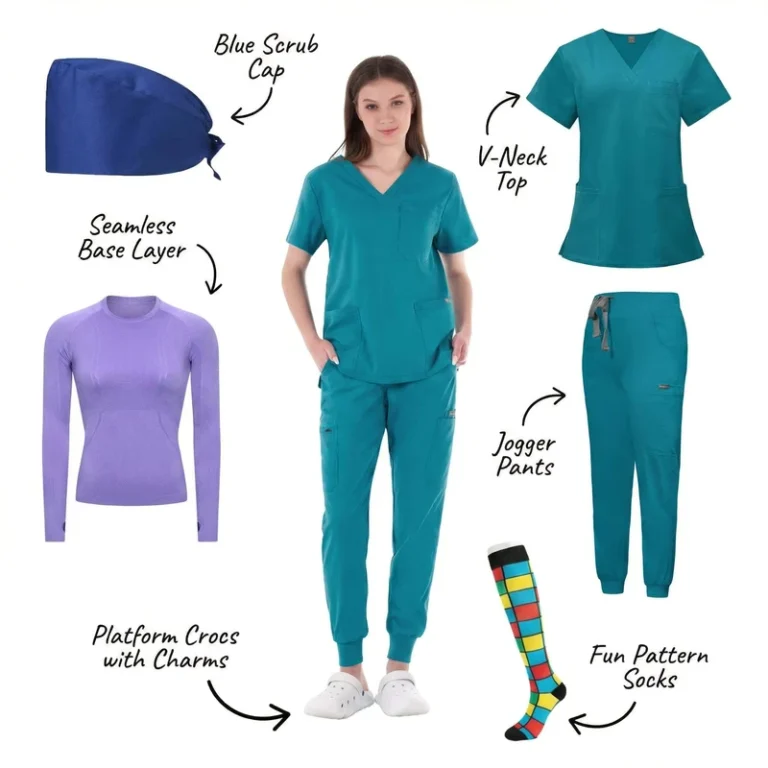 Unisex-Medical-Scrubs-Set-Custom-Logo-Anti-Wrinkle-Breathable-Jogger-Uniform-Soft-Washable-High-Quality-Hospital