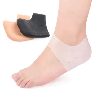 Unisex Moisture Silicone Gel Heel Protectors for Cracked Heels