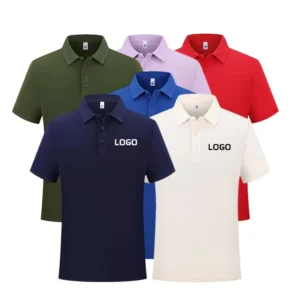 Unisex Oversized Fit Men’s Blank Golf Polo Shirt Custom Logo Solid Casual Outdoor Sport