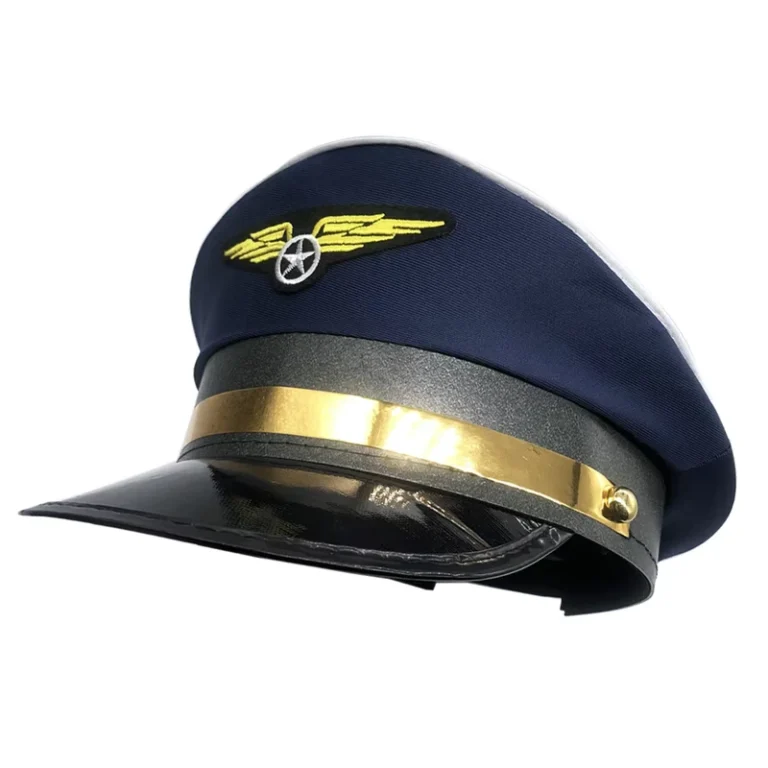 Unisex-Pilot-Uniform-Hat-Captain-Aviation-Navy-Sailor-Cap