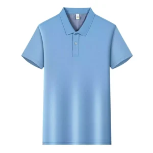 Unisex Quick-Dry Anti-Wrinkle Polyester Shirt with Custom Logo