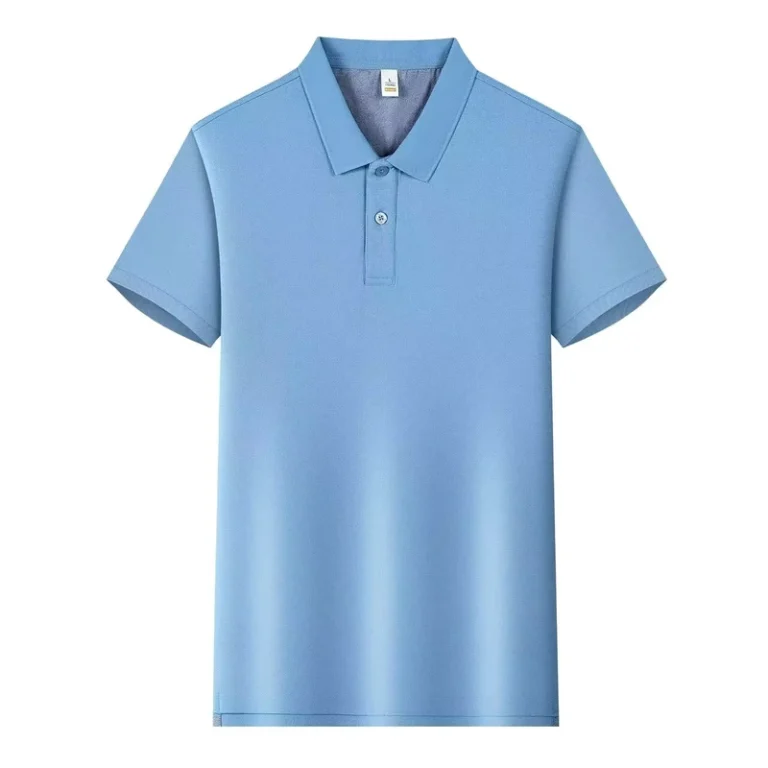 Unisex-Quick-Dry-Anti-Wrinkle-Polyester-Shirt-with-Custom-Logo