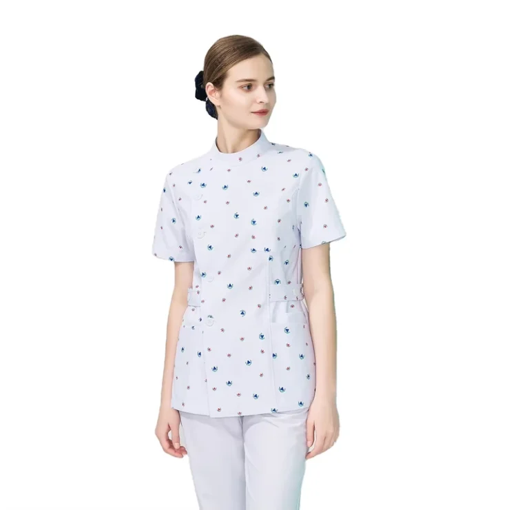 Unisex-Split-Nurse-Uniform-Set-with-Dobby-Polyester-Fabric-Needle-Detection-Seamless-Fusing-and-Easy-Clean-Finish