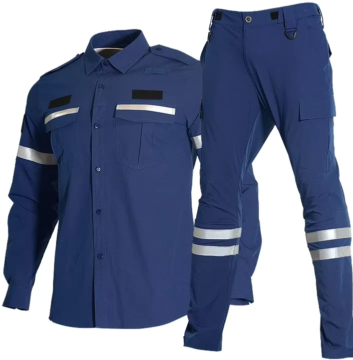 Unisex-Spring-Safety-Sets-With-Reflective-Tape-and-Reflective-Stripe-Training-Uniforms-Security-Uniforms