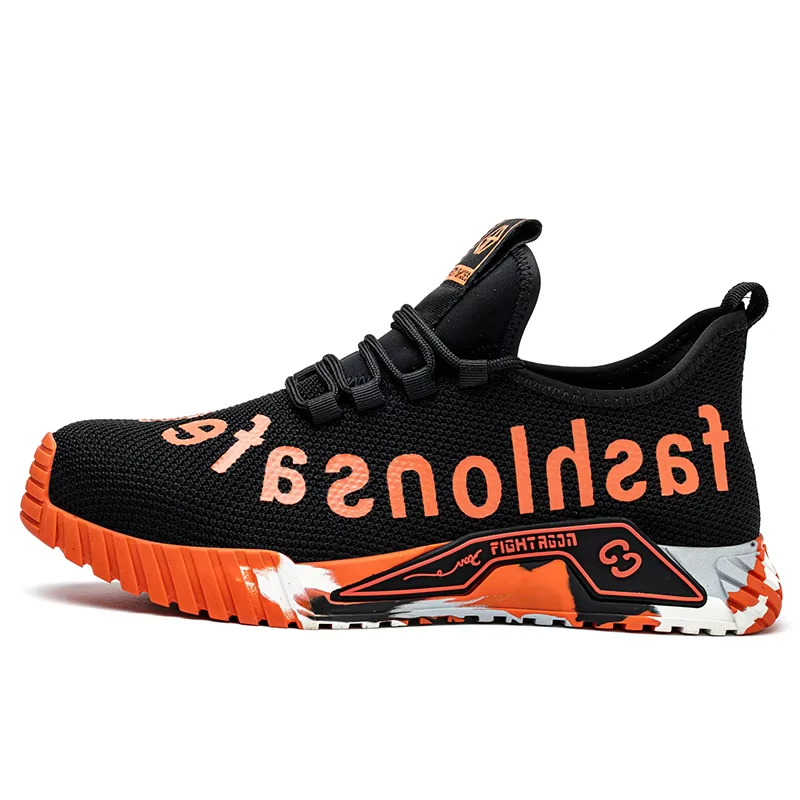 Unisex Steel Toe Anti-Puncture Lightweight Factory Work Safety Shoes