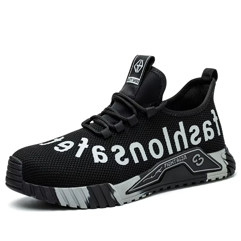 Unisex Steel Toe Anti-Puncture Lightweight Factory Work Safety Shoes