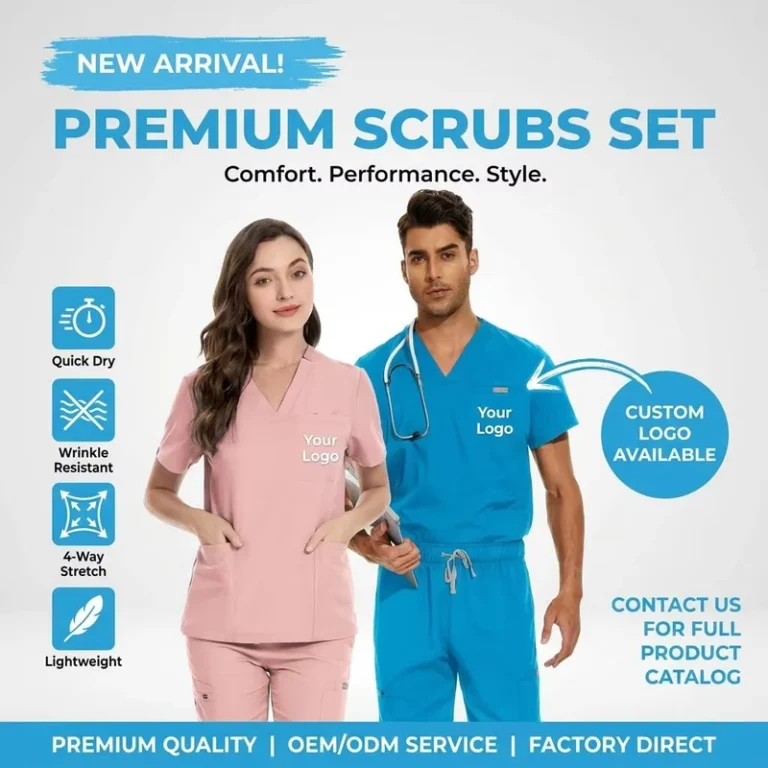 Unisex-TRS-Medical-Scrubs-Jogger-Set-High-Quality-Stretchy-BreathableCustom-Logo-Floral-Design-Hospital-Uniforms-Women