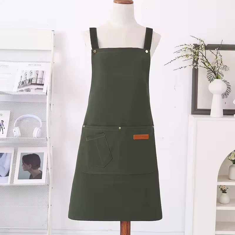 Unisex Waterproof Canvas Garden and Kitchen Chef Apron