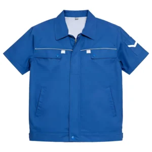 Unisex Waterproof Industrial Short-Sleeve Guard Uniform