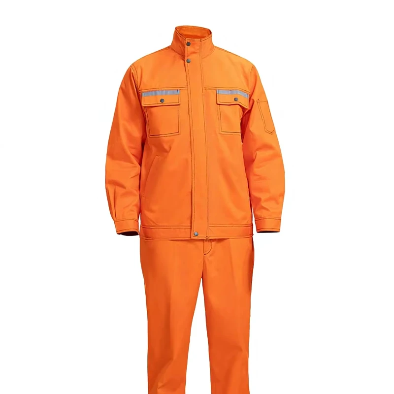 Unisex Work Clothing Custom Logo 100% Cotton Anti-static Breathable Flame Retardant Welding Workwear Overalls