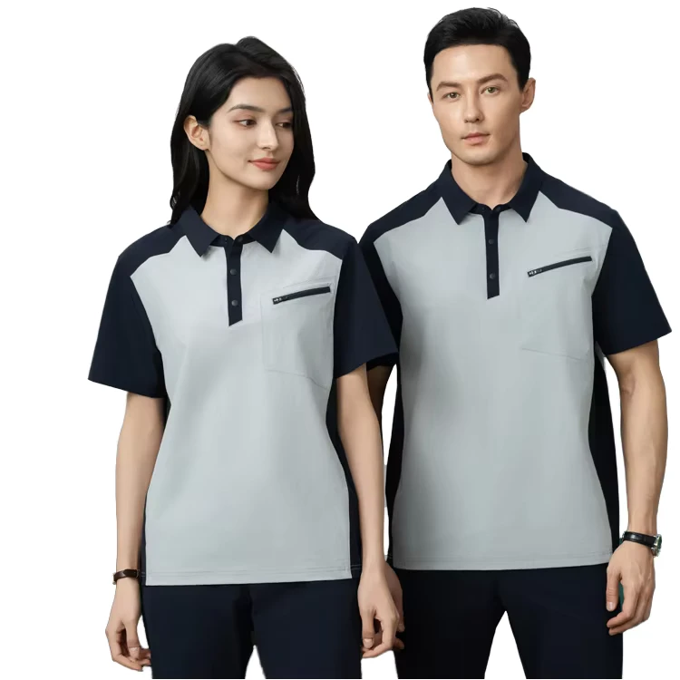 Unisex-Work-Polo-T-Shirts-Short-Pants-T-Shirt-Work-Top-Clothes-Summer-Breathable-Durable-Workwear-Polyamide-CE