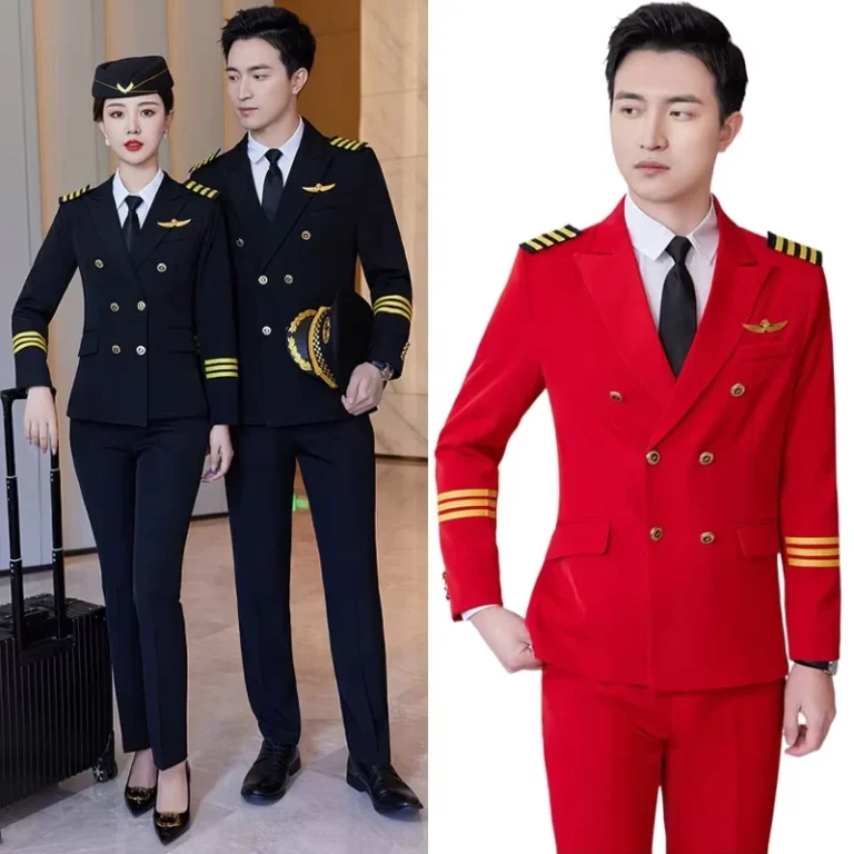 Unsex-Airline-Uniforms-Flight-Attendant-Costumes-Hostess-Suits-Pilot-Pantsuit-Airplane-Outfit-Captain-Clothes-Work-Uniforms