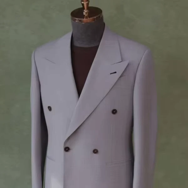 VBC-Fabric-Wool-Suit-Mens-Business-Formal-Wear-Groom-Wedding-Dress-Suit-Top-Single-Breasted-Beaded