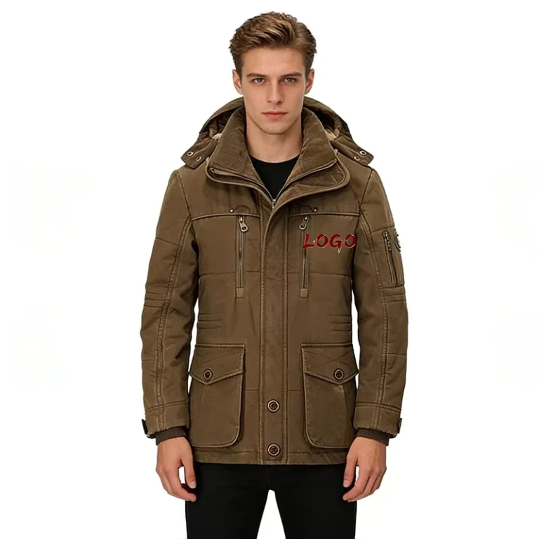 Velvet-Thickening-Plus-Size-Multi-Pocket-Cotton-Padded-Down-Coat-Chaquetas-Bombers-Men-Jacket