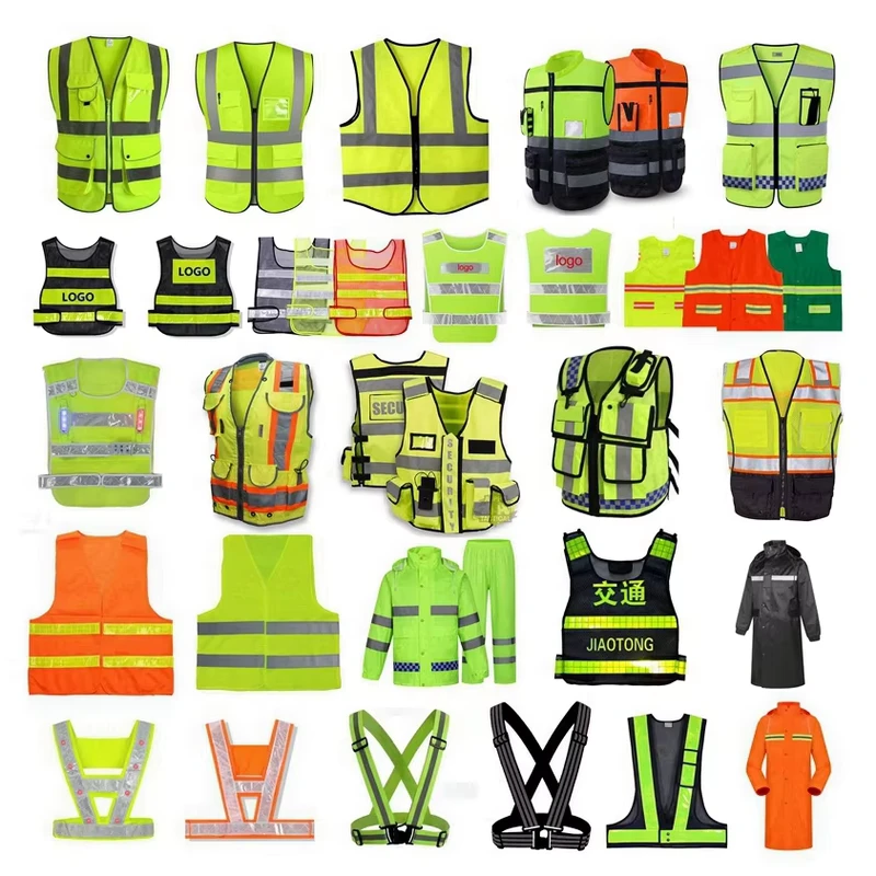 Vest Led Reflective Belt Industrial Work Clothes Vests Cleanroom Uniform Workerwear Work Suit Coverall