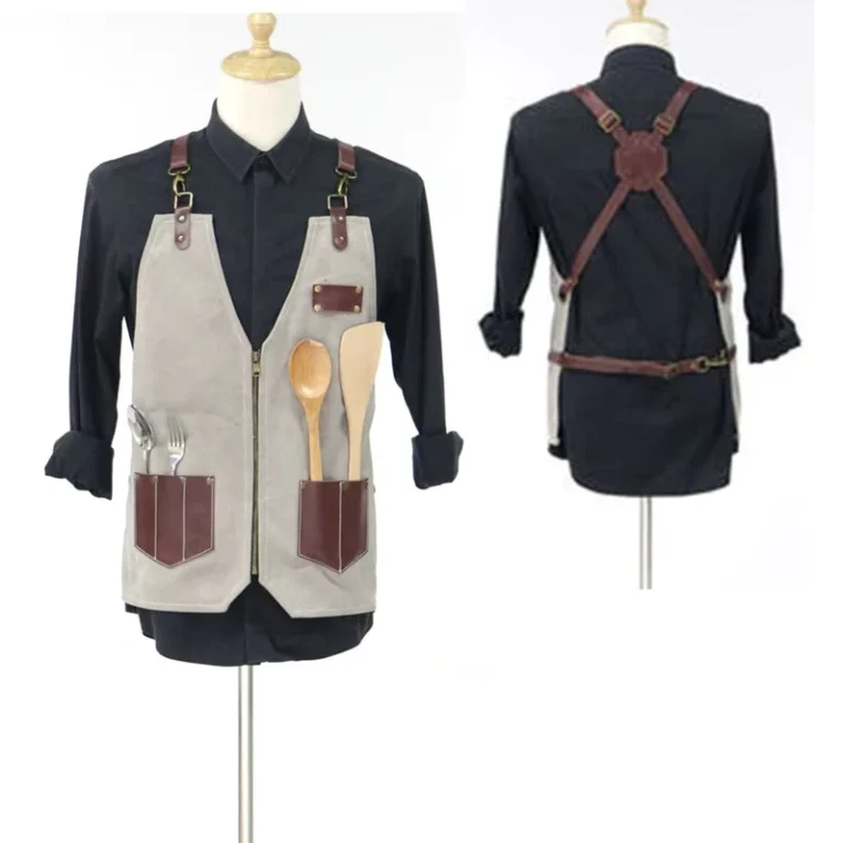 Vintage-Canvas-Denim-Barber-Vest-Apron-with-Tool-Pockets-for-Restaurant-Barista-Barber-Work