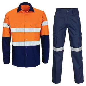 Visible-visibility Reflective Safety Work Pants Waterproof Protective Work Pants Polyester Fiber Customizable logo