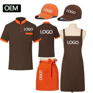 Waiter Clothes Hot Pot Tea Bar Cafe Staff T-Shirt Barbecue Employee Restaurant Bar Polo T-Shirt Uniforms
