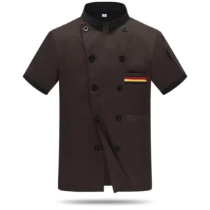Waitress Waiter Top Chef Jacket Restaurant Fast Food Polyester Cotton Hotel bar Chef Uniform for Employees M 5XL