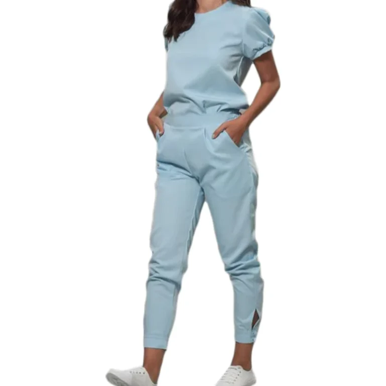 Warehouse-Nurses-General-Scrub-Set-Shipping-Medical-Supplies-Scrubs-Uniforms-Sets-Stacked-Joggers-Pants-Hospital-Uniform