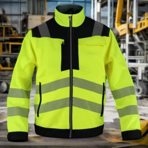 Warm Safety Hi Vis Workwear Polyester Reflective Work Jacket and Construction Clothes for Adults