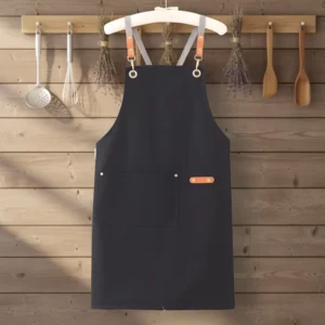 Waterproof Apron Custom logo Printed Waiter Female Commercial Catering Work Clothes Milk Tea Apron
