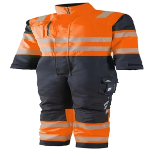 Waterproof Hi-Vis Coverall for Offshore Oil Rig