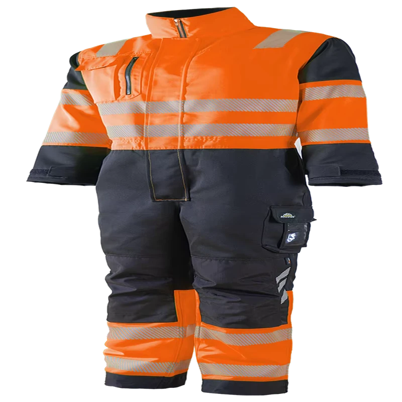 Waterproof Hi-Vis Coverall for Offshore Oil Rig