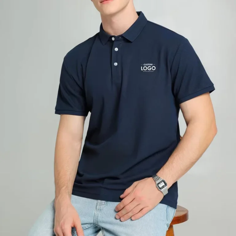 Waterproof-Oil-Resistant-Polo-Shirt-OEM-3-Proof-Work-Uniform-for-Machinery-Operators-Summer-Breathable-Lapel-T-Shirt