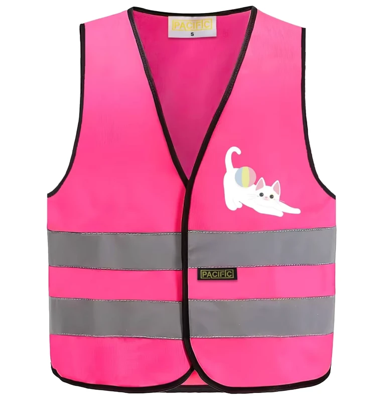 Waterproof Polyester ANSI Class 2 Reflective Safety Vest with 3 Reflective Stripes for Construction Workers