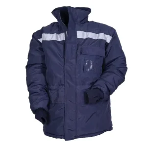 Waterproof Reflective Safety Quilted Work Cold Storage Room Freezer Jacket