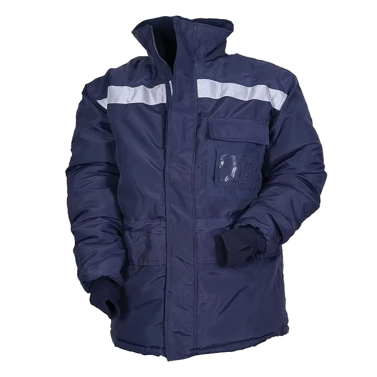 Waterproof-Reflective-Safety-Quilted-Work-Cold-Storage-Room-Freezer-Jacket
