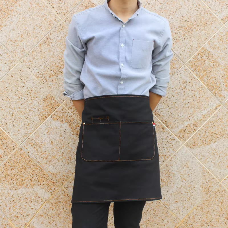 Waterproof Waiter Half Apron with Custom Logo