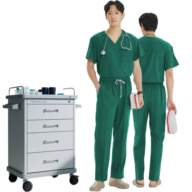 Waterproof-Womens-Medical-Scrub-Uniform-Set-for-Hospital-Nursing