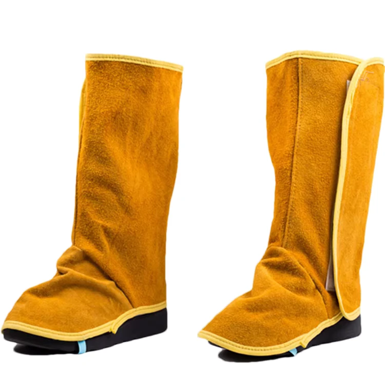 Welding-Cowhide-Protective-Foot-Cover-High-Temperature-Resistant-Heat-insulating-and-Heat-resistant-Shoe-Cover