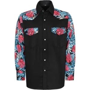 Welding Flame Resistant Clothing Two Tone Solid Printed Snap Closure FRC Shirt 6.5OZ CAT2 NFPA 2112 Standard ATPV 8.2cal cm Arc