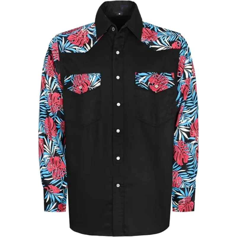 Welding Flame Resistant Clothing Two Tone Solid Printed Snap Closure FRC Shirt 6.5OZ CAT2 NFPA 2112 Standard ATPV 8.2cal cm Arc