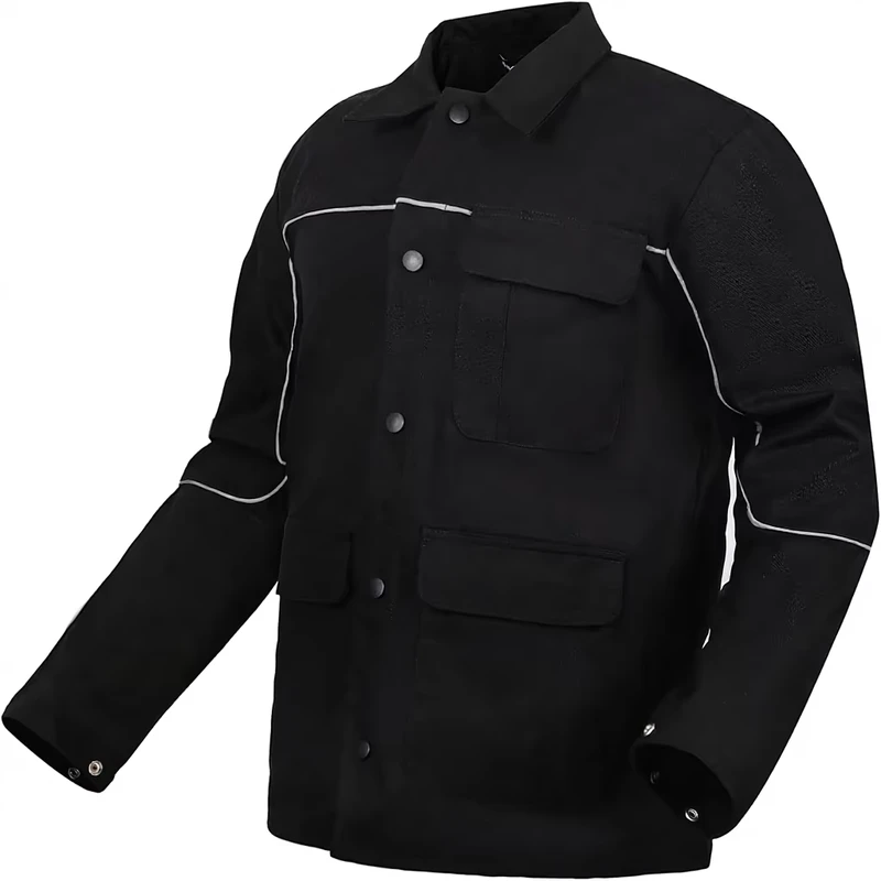 Welding Jacket XL Size 11oz Flame Resistant FR Cotton Hand Wash Only for Men and Women