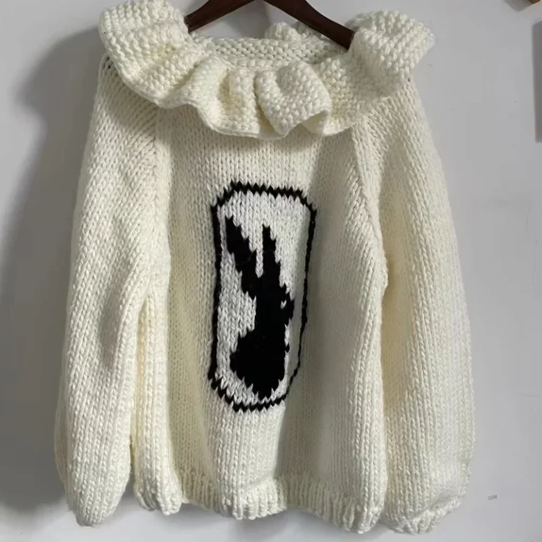 Western-Style-High-Neck-Winter-Thick-Mohair-Loose-Fit-Women-Sweater