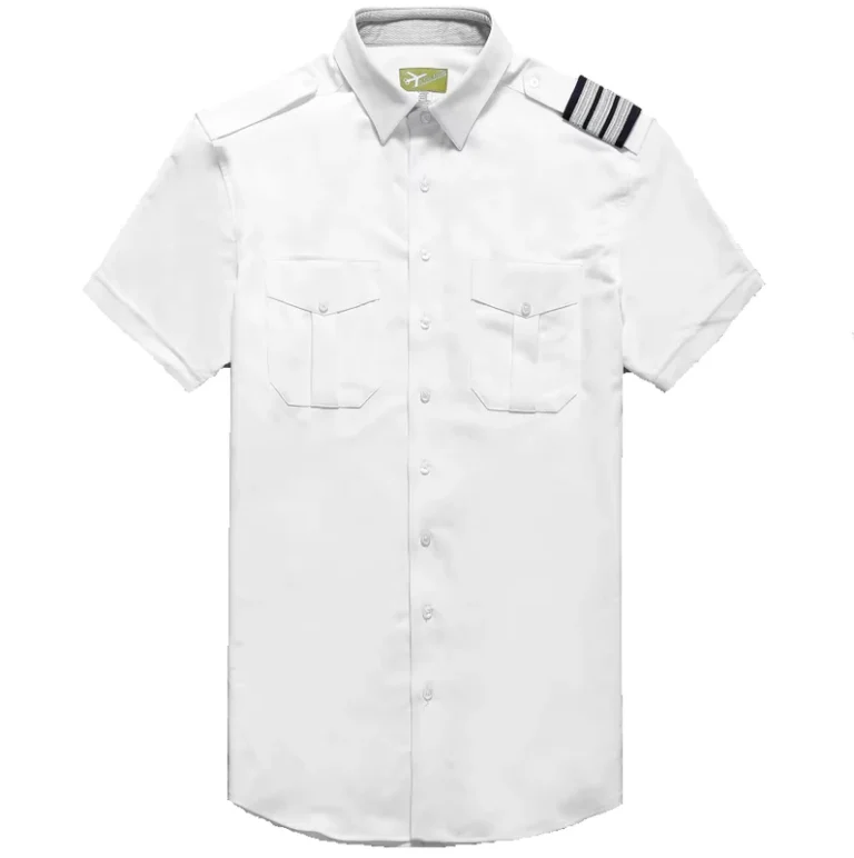 White-100-Cotton-Airline-Pilot-Shirt