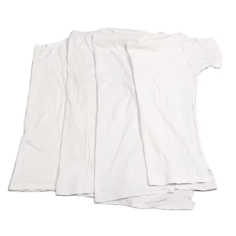 White-100-Cotton-High-grade-T-shirt-Rags-Bales-Package-Industrial-Oil-Water-Absorbency-Marine-General-Wiping