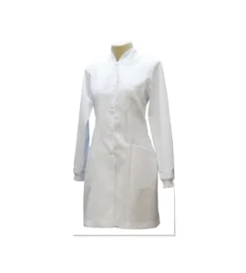 White Coat Scrubs Uniforms Long Sleeve Fashion Lab Coat Mid Length Clothing Women Nurse Uniform Hospital